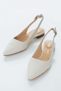 Кожаные туфли с выделкой под рептилию Clarks