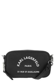 Маленькая кожаная сумка через плечо Karl Lagerfeld