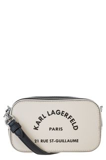 Маленькая кожаная сумка через плечо Karl Lagerfeld