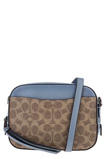 Сумка через плечо с монограммой бренда Coach