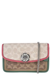 Клатч с разноцветной отделкой Parker Coach