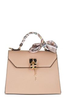 Маленькая сумка через плечо бежевого цвета Aldo