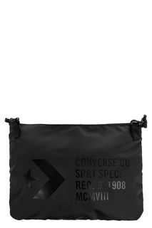 Текстильная поясная сумка черного цвета Converse