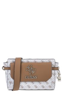 Сумка через плечо с монограммой бренда Guess