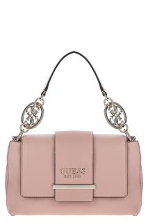 Розовая сумка со съемным плечевым ремнем Guess