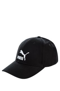 Черная бейсболка с логотипом бренда Puma