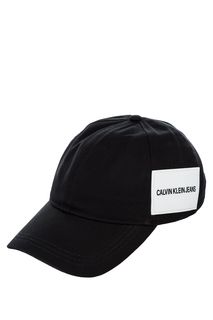 Черная хлопковая бейсболка с нашивкой Calvin Klein Jeans