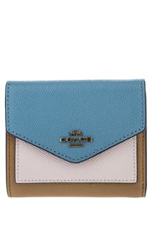 Кожаный кошелек с откидным клапаном Coach