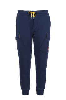 Синий трикотажные брюки с пятью карманами Polo Ralph Lauren