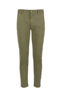 Хлопковые брюки чиносы цвета хаки Levis®