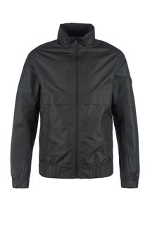 Ветровка черного цвета с высоким воротом Tom Tailor Denim