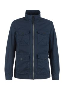 Куртка синего цвета с высоким воротом Tom Tailor Denim