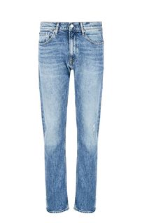 Зауженные джинсы с потертостями CKJ 056 Calvin Klein Jeans