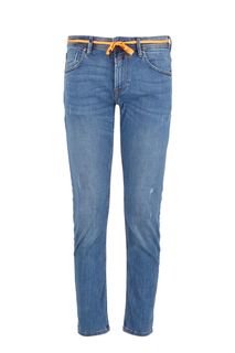 Синие джинсы с потертостями Piers Tom Tailor Denim