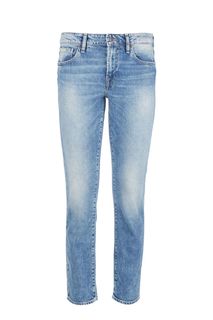 Джинсы с заломами и потертостями Angels Guess