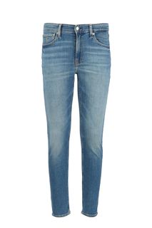 Зауженные синие джинсы с низкой посадкой CKJ 058 Calvin Klein Jeans