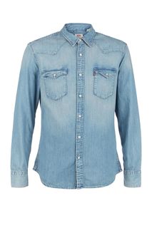 Синяя джинсовая рубашка с длинными рукавами Levis®