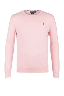Хлопковый джемпер с круглым мвырезом Polo Ralph Lauren