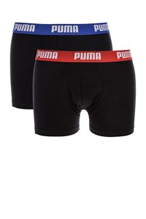 Комплект из двух трусов-боксеров черного цвета Puma