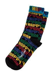 Высокие хлопковые носки Happy Socks