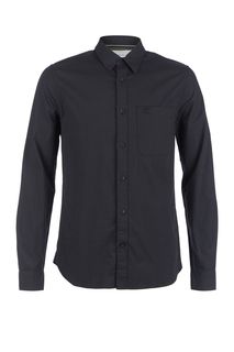 Приталенная хлопковая рубашка с карманом Calvin Klein Jeans