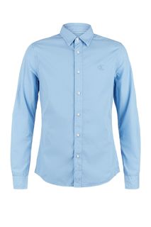 Хлопковая рубашка с длинными рукавами Calvin Klein Jeans