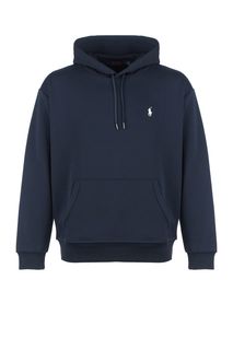 Синяя толстовка с принтом на спине Polo Ralph Lauren