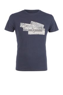 Футболка из хлопка с круглым вырезом Pepe Jeans