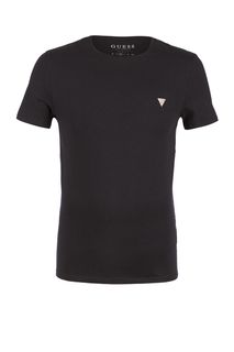Однотонная хлопковая футболка Guess