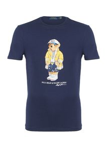 Хлопковая футболка с круглым вырезом Polo Ralph Lauren