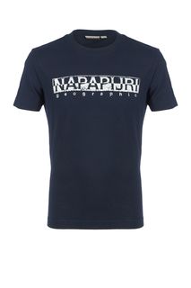Хлопковая футболка с круглым вырезом Napapijri