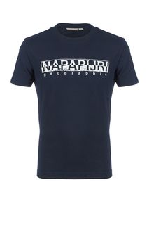 Хлопковая футболка с круглым вырезом Napapijri