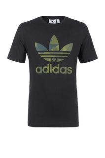 Хлопковая футболка с круглым вырезом Adidas Originals