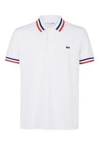 Хлопковая футболка поло с короткими рукавами Lacoste