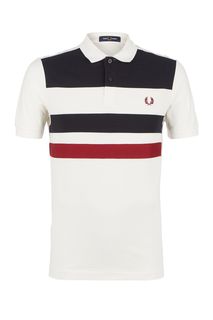 Хлопковая футболка поло с короткими рукавами Fred Perry