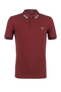 Хлопковая футболка поло с короткими рукавами Fred Perry