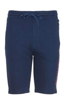 Синие трикотажные шорты с принтом Napapijri