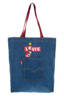 Синяя джинсовая сумка с принтом Levis® x Super Mario™