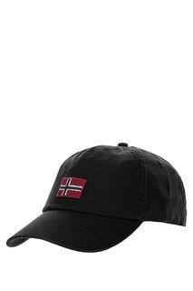 Черная бейсболка из хлопка с нашивкой Napapijri