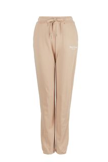Бежевые хлопковые брюки джоггеры Juicy by Juicy Couture