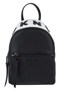 Маленький черный рюкзак с широкими лямками Dkny