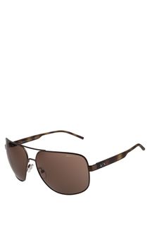 Солнцезащитные очки с коричневыми линзами Armani Exchange