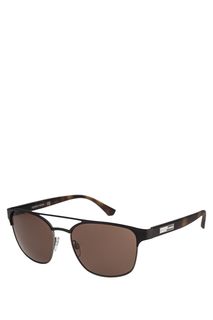 Солнцезащитные очки с коричневыми линзами Emporio Armani