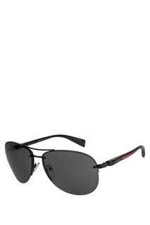 Солнцезащитные очки с серыми линзами Prada Linea Rossa
