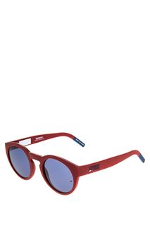 Очки в матовой красной оправе Tommy Hilfiger