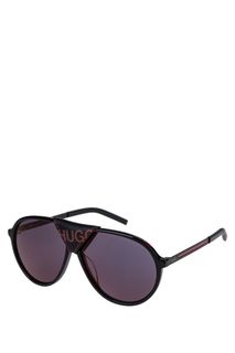 Солнцезащитные очки со съемной накладкой Hugo Boss