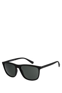 Солнцезащитные очки с контрастной вставкой Emporio Armani