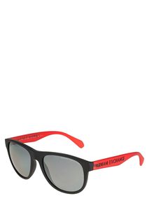 Поляризованные очки в пластиковой оправе Armani Exchange