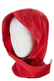 Шапка-капюшон красного цвета на завязках UNU Clothing