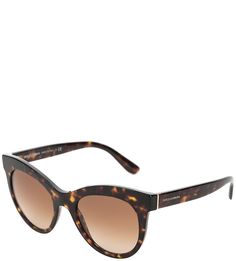 Солнцезащитные очки с пластиковой оправой Dolce & Gabbana